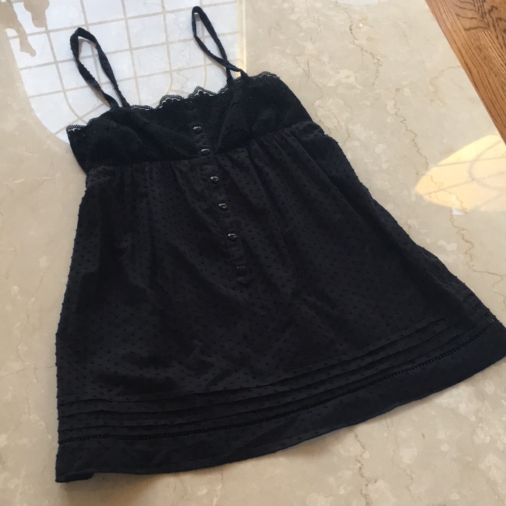 Black Lace Detailed Blouse